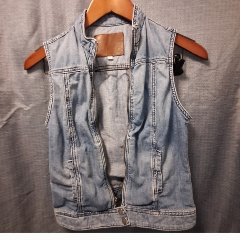 Adriano Goldschmied Denim Sleeveless Vest Small - Picture 2 of 5